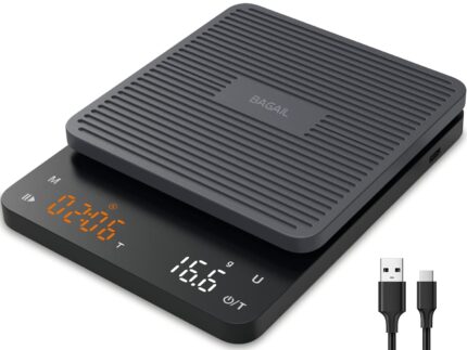 BAGAIL Digital Coffee Scale wi…