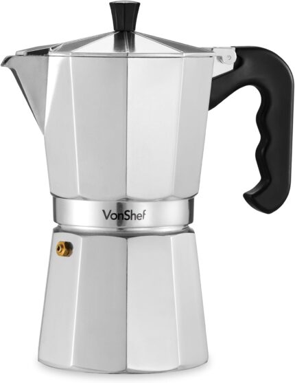 VonShef Stovetop Coffee Maker,…