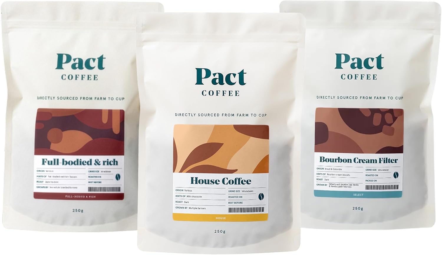 Pact Coffee Gifting Bundle, 3 … Pact Coffee Gifting Bundle, 3 …