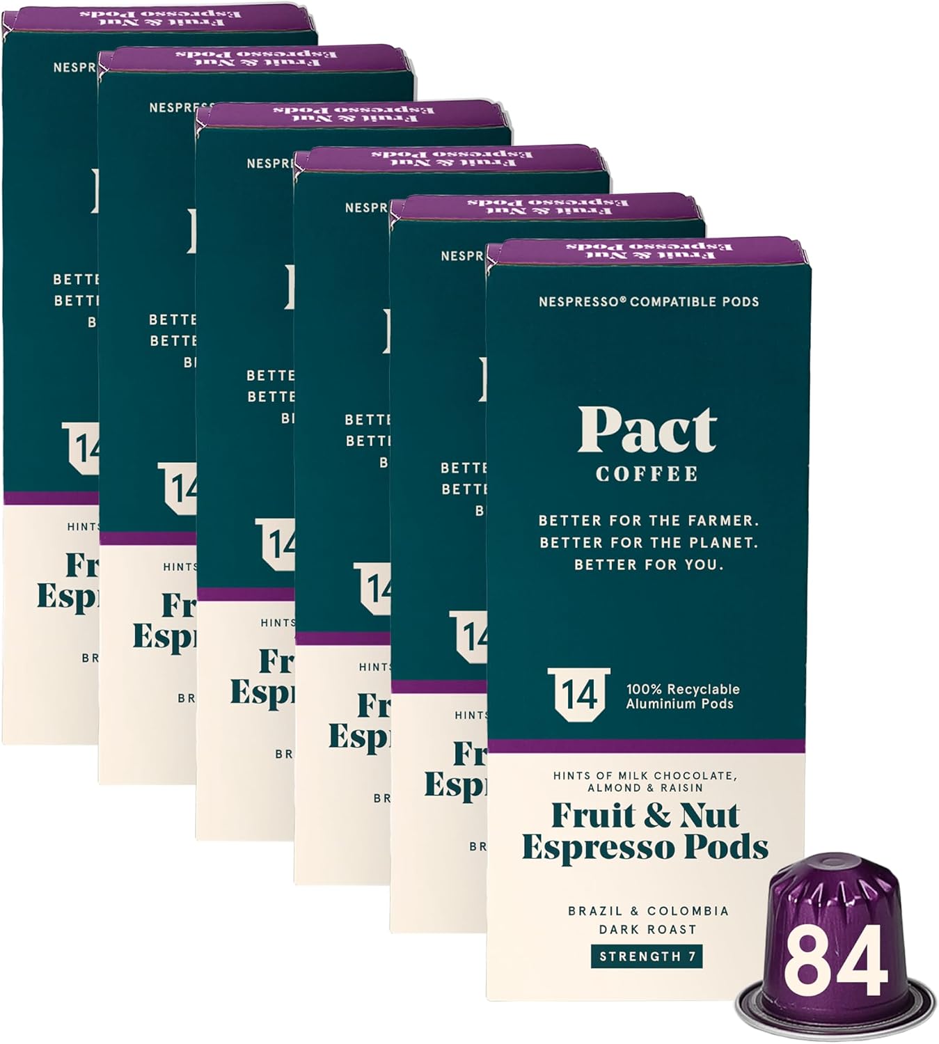 Pact Coffee Fruit & Nut Espres… Pact Coffee Fruit & Nut Espres…