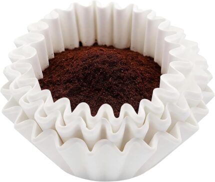 White Coffee Filter Papers 8-1…