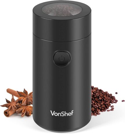 VonShef Electric Coffee & Spic…