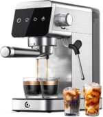 AMZCHEF Coffee Machine 20 Bar,…