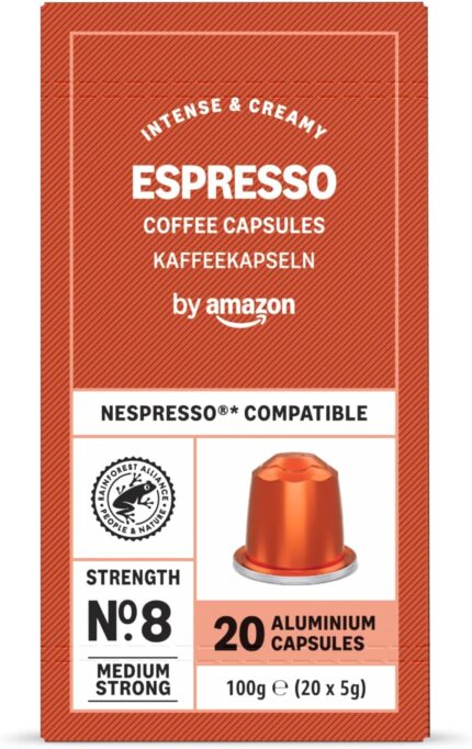 by Amazon Espresso Aluminium C…
