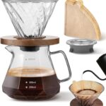 Pour Over Coffee Maker, 600ml/…