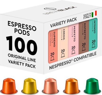 BrewBlack Variety Pack 100 Pod…