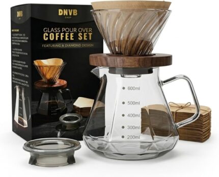 Glass Pour Over Coffee Maker S…