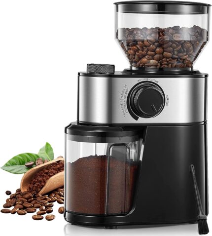 FOHERE 200W Electric Burr Coff…
