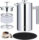 Cafetiere 8 Cup,1000ml French …
