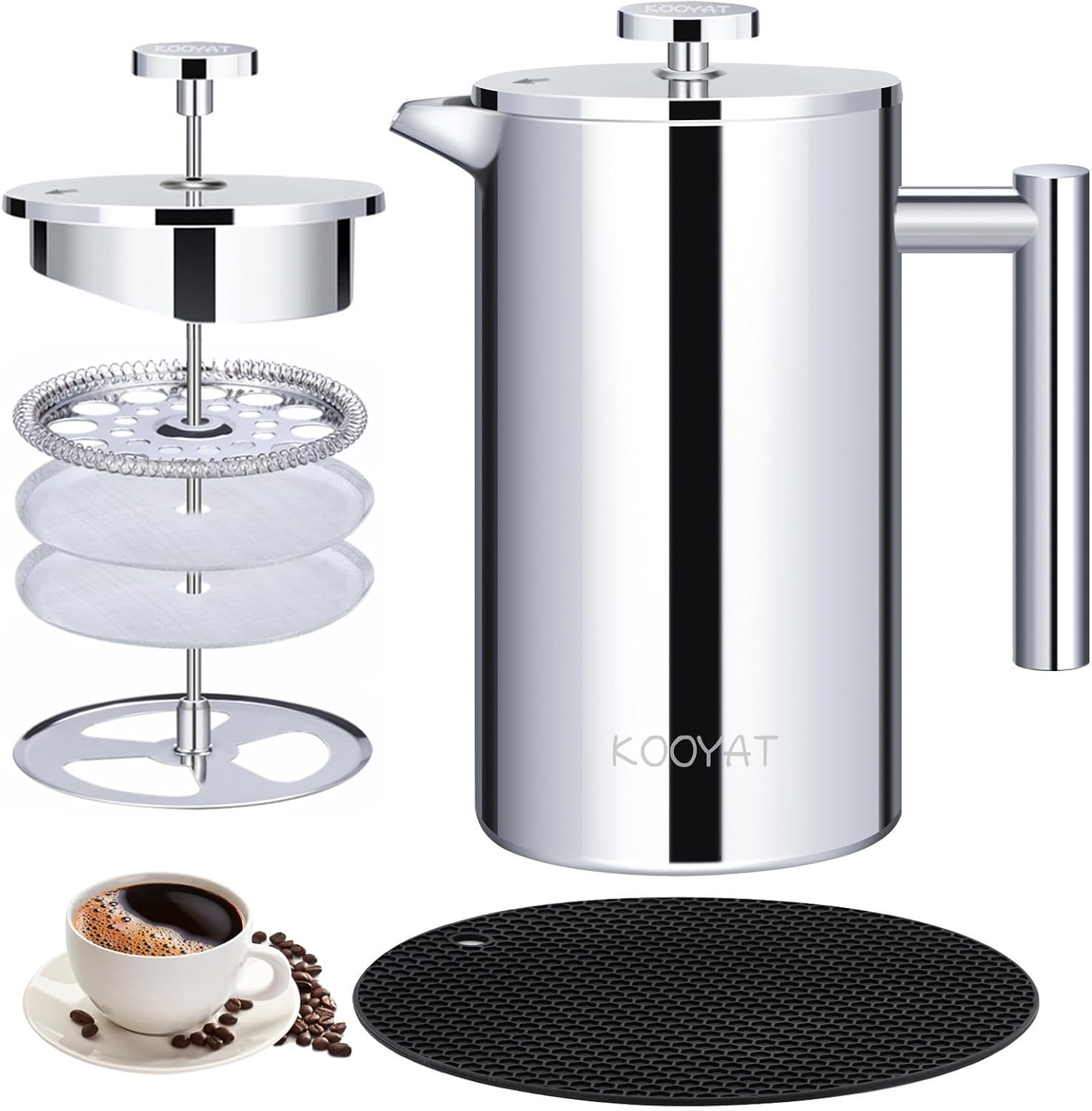 Cafetiere 8 Cup,1000ml French … Cafetiere 8 Cup,1000ml French …