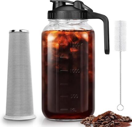 Cold Brew Coffee Maker Jar, 2L…