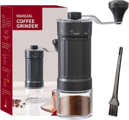 Manual Coffee Grinder with 30 …