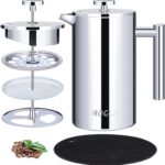 MOGGA Cafetiere 8 cup,1000ml F…