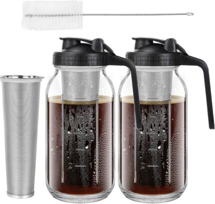 2 Pcs 1.9L Cold Brew Coffee Ma…