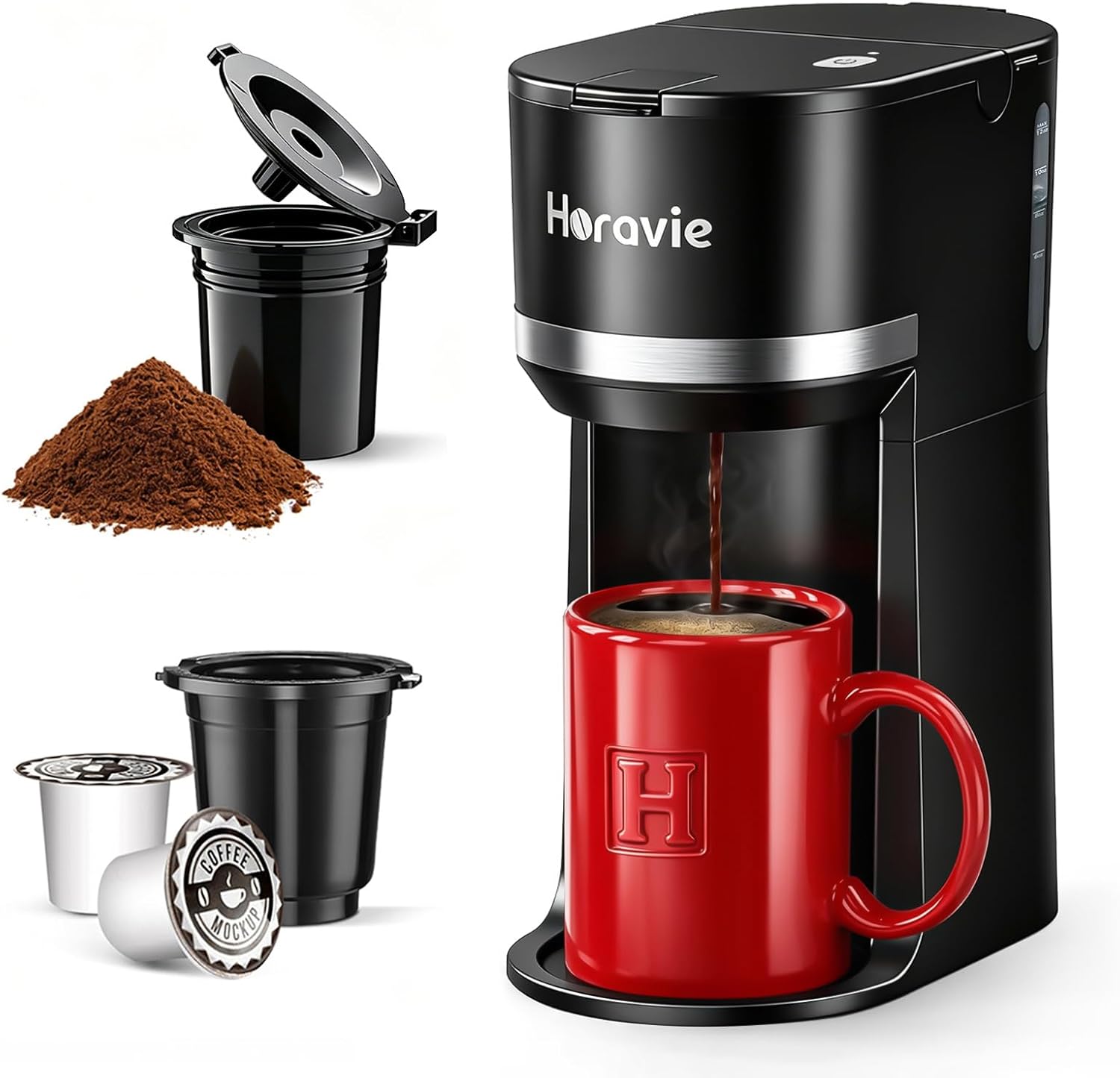 Horavie Mini Single Serve Coff… Horavie Mini Single Serve Coff…