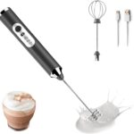 Milk Frother Coffee USB Rechar…