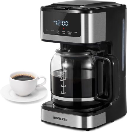 Ihomekee 12-Cup Programmable F…