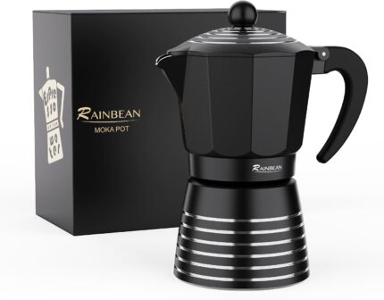 RAINBEAN Moka Pot 6 Cup Set Es…