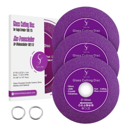 3PCS Glass Cutting Disc, 4 inc…
