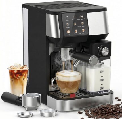 One-Touch Espresso Machine wit…