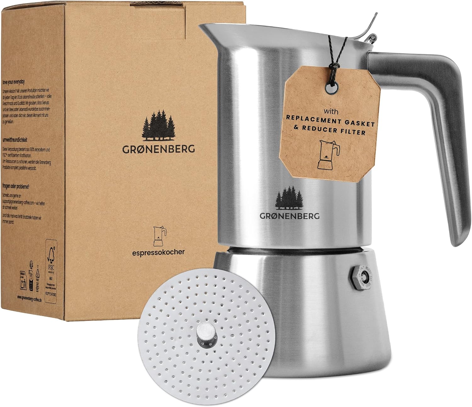 Groenenberg Moka Pot Induction… Groenenberg Moka Pot Induction…