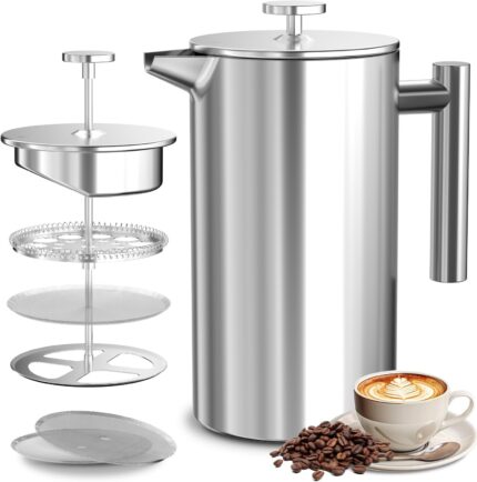 French Press 600ML, Cafetiere …