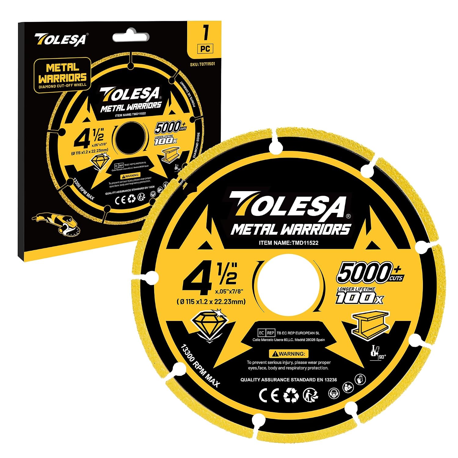 TOLESA Diamond Metal Cutting D… TOLESA Diamond Metal Cutting D…