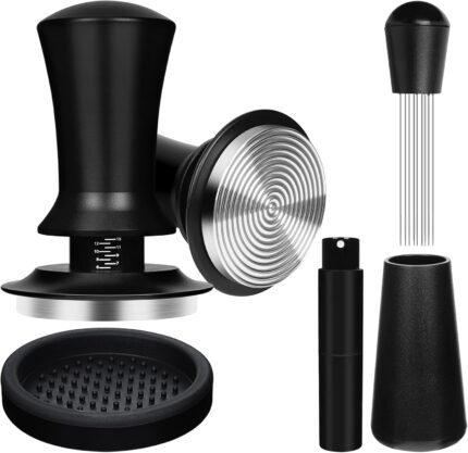 4PCS 51mm Coffee Tamper Set wi…
