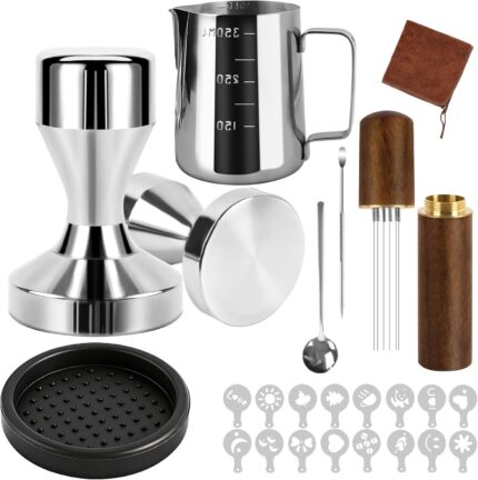 Vicloon 51mm Coffee Tamper Set…