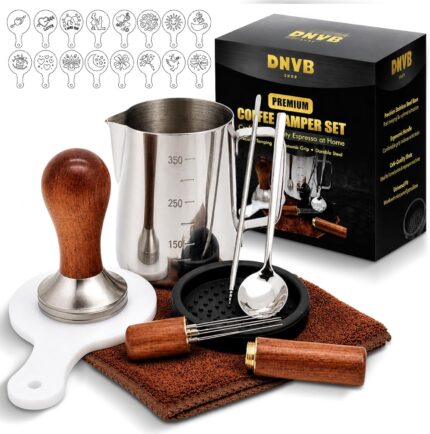 Premium 8-in-1 Coffee Tamper S…