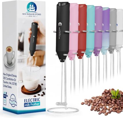Powerful Milk Frother Handheld…
