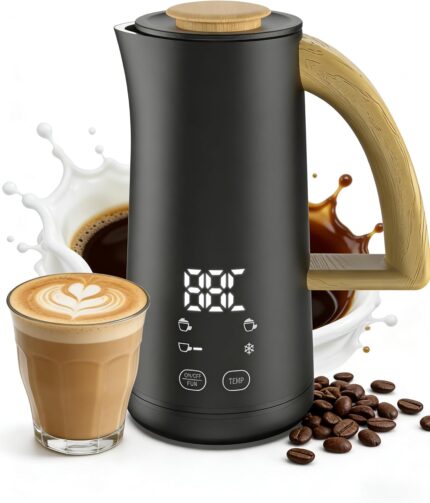 Electric Milk Frother, 4-in-1 …