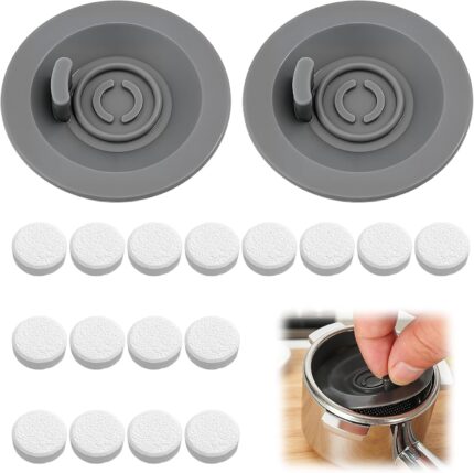 2 Pcs 54mm Espresso Cleaning D…