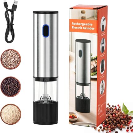 Electric Pepper Grinder,USB Re…