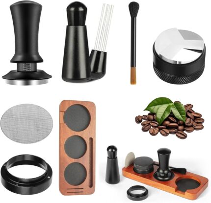 51mm Espresso Tamper Set, 7PCS…