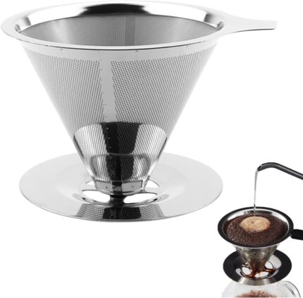 Pour Over Coffee Maker, Stainl…