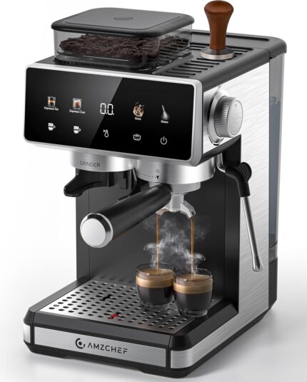 AMZCHEF Bean to Cup Coffee Mac…