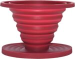 Pour Over Coffee Maker,Red Col…