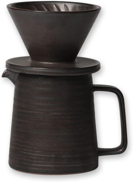 Stoneware Pour Over Coffee Set…