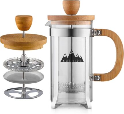 Wooden Cafetiere French Press …