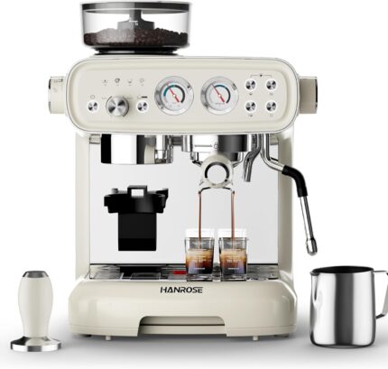 Espresso Machine with Grinder,…