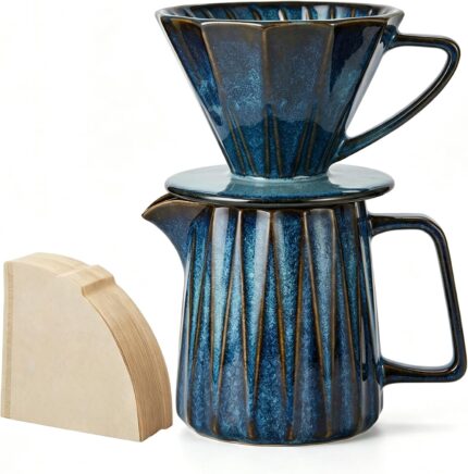 Pour Over Coffee Maker Set, Vi…