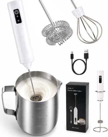 Electric Milk Frother Handheld…
