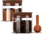 500ml Glass Coffee Canister wi…