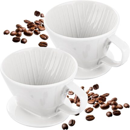 WOPPLXY 2 PCS Ceramic Coffee D…